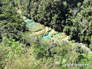 Semuc Champey view from mountain