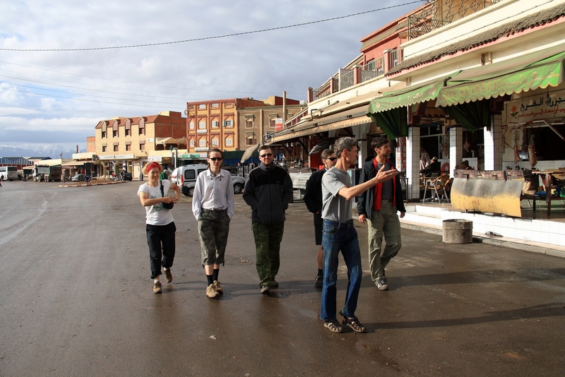 Morocco. Morning walking in town Zaida