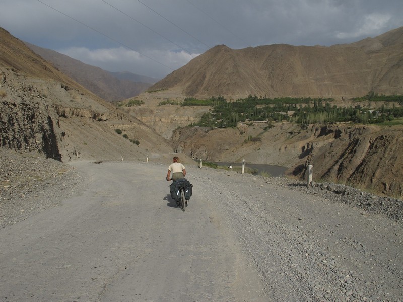 Tajikistan. Road from Panjakent and Aini