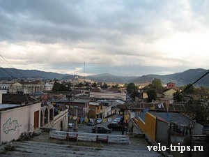 Mexico, San Cristobal view from mountain