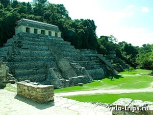Mexico, temple in Palenque