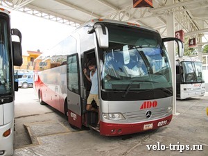 Mexico, ADO bus terminal in Tulum