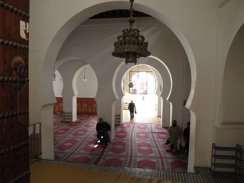 Morocco, Fes. Mosque in medina.