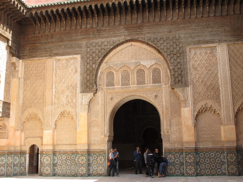 Morocco, Marrakesh. Medersa Ben Youssef