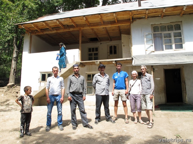 Tajikistan, Rufigar. Hospitable village people