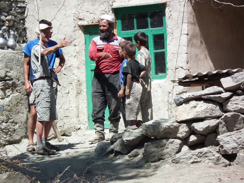 Tajikistan, Rost pass. Saripul village people